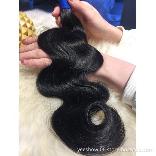 wholesale top quality unprocessed Mink Brazilian raw Extension Body Wave Human Virgin Hair Bundle